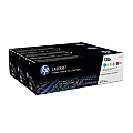   HP 128A CYM LJ CP1525n/1525nw,CM1415fn/ 1415fnw (CE321A, CE322A, CE323A) Tri-Pack