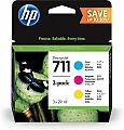  HP No.711 DesignJet 120/520 CYM (3*28ml) Tri-Pack