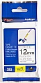  Brother 12mm Laminated white , Print black