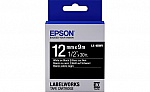    Epson LK4BWV  LW-300/400/400VP/700 Vivid White/Black 12mm/9m