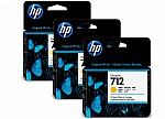  HP No.712 DesignJet 230/630 Yellow 3-Pack 29-ml