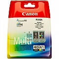  Canon No.40:  Canon PG-40Bk/CL-41 . Multi Pack