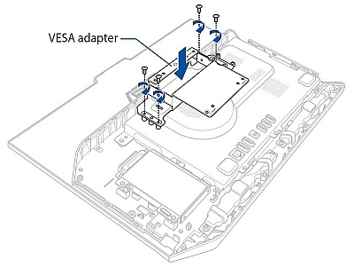  VESA ADAPTER/A5200WFA//BK/1PCS(A5 SERIES)
